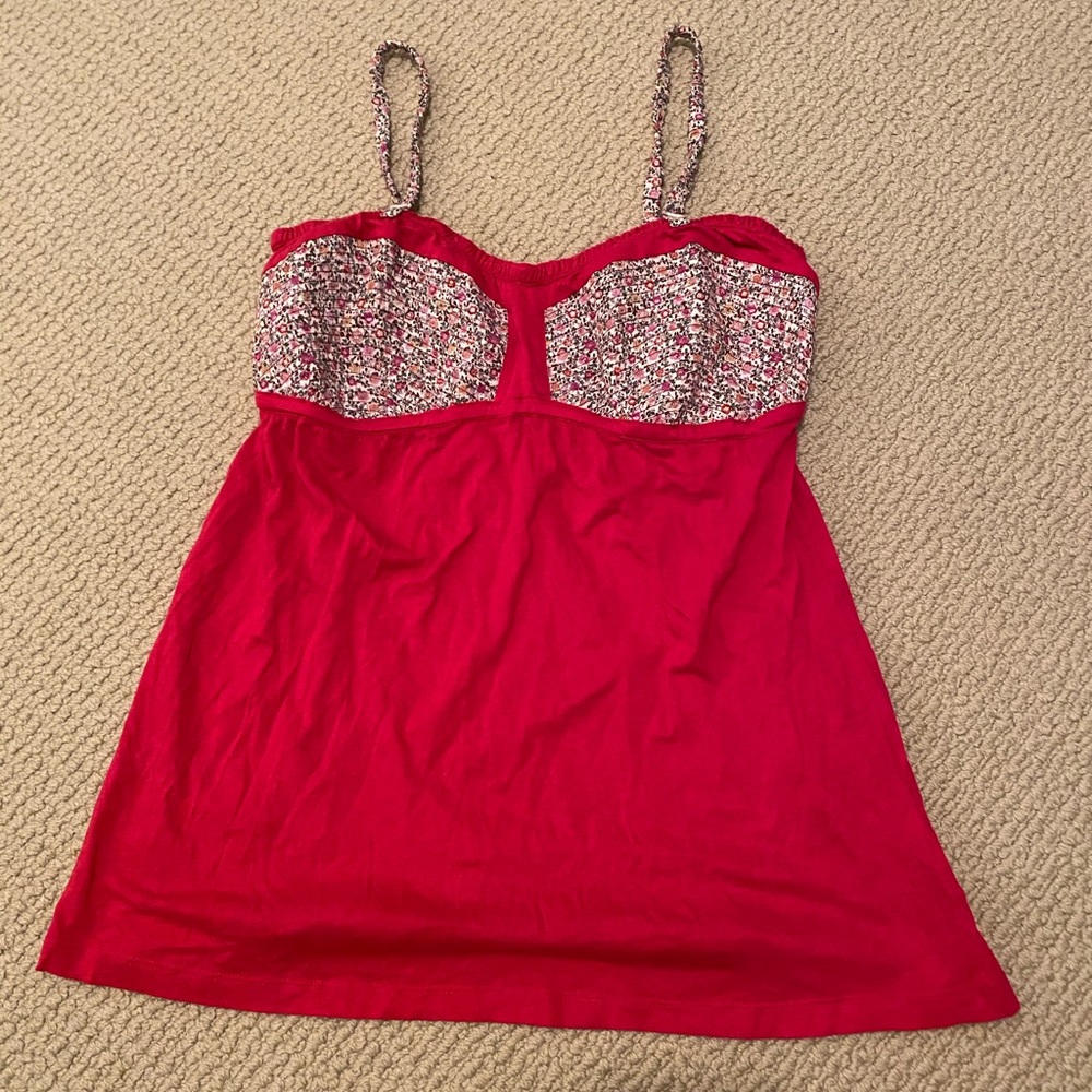 Anthropologie NWT red tank top
